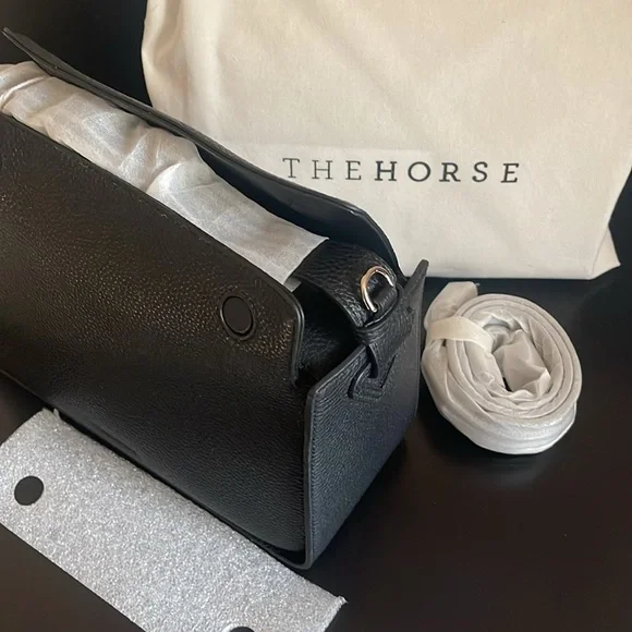 NWT The Horse Clementine Black w/ Silver Hardware - Picture 7 of 16